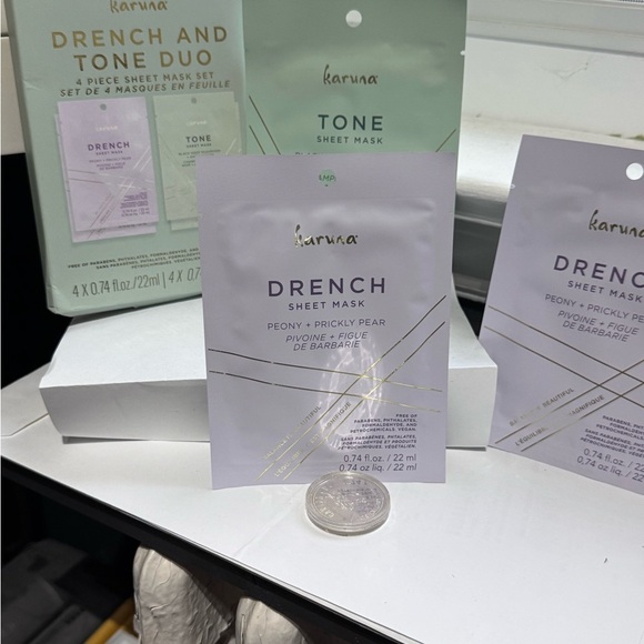 💥Karuna Drench and Tone Duo Sheet Face Mask Kit - Set of 3💥 - Picture 3 of 16